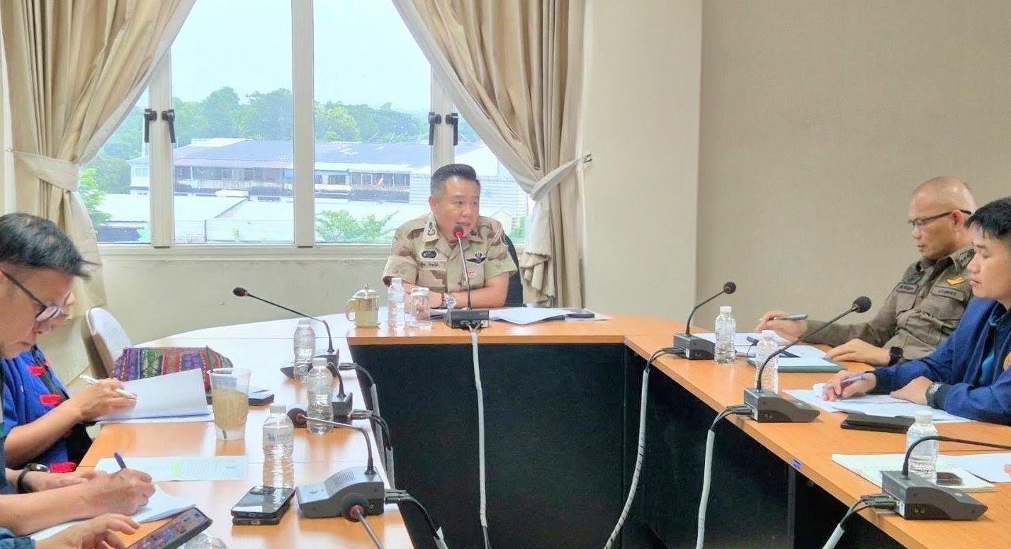 จังหวัดมุกดาหารประชุมการดำเนินการตามมาตรการเฝ้าระวังและรักษาความปลอดภัยในสถานศึกษา ป้องกัน สกัดกั้น การพกอาวุธปืนในที่สาธารณะ